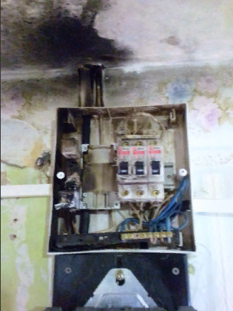 Fire victims - My, Fire, Electricity meter, Longpost, The photo