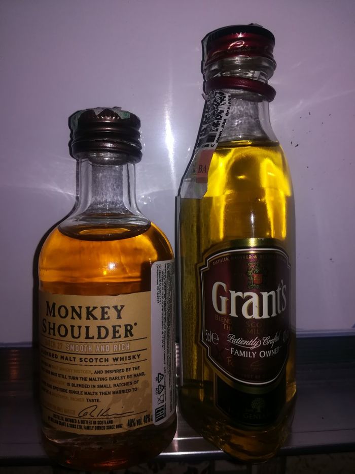 Monkey Shoulder и Grant's - Моё, Виски, Monkey Shoulder, Grants