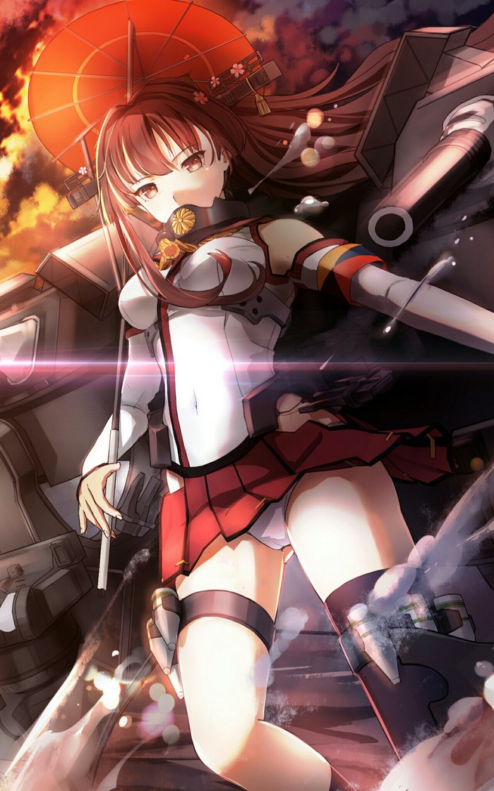 Onim Art , Anime Art, Kantai Collection, Yamato, 