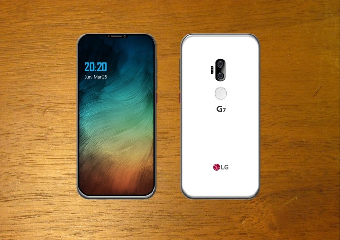 Рендер смартфона LG G7 - Моё, Смартфон, Рендер, LG