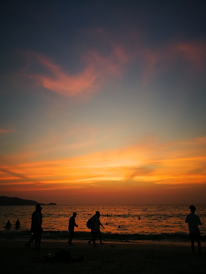 Sunsets in Thailand. - My, The photo, Sunrises and sunsets, andaman sea, Phuket, Beginning photographer, Longpost