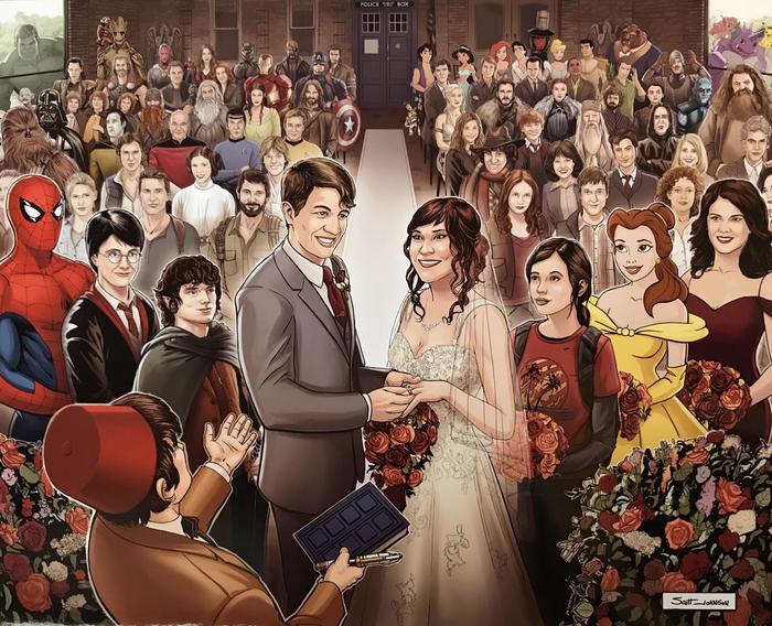 Present for the wedding - Marvel, Walt disney company, Fandom, Wedding, Presents