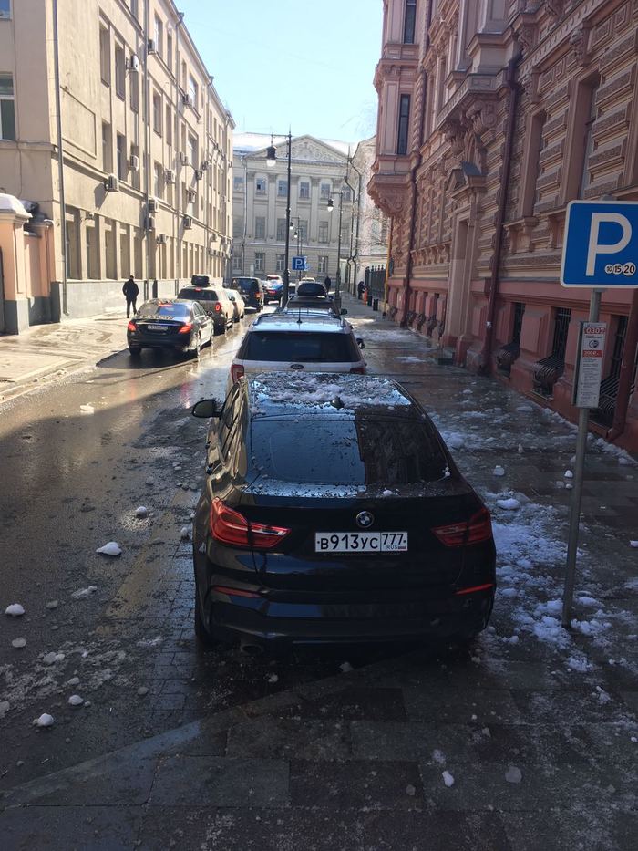 Probably didn't pay for parking. - My, Utility services, Bmw, Fail, Ice, , Longpost, Cabriolet