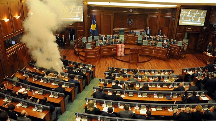 Session in the Parliament of Kosovo - The photo, Gas, Kosovo, Politics, 404, Parliament