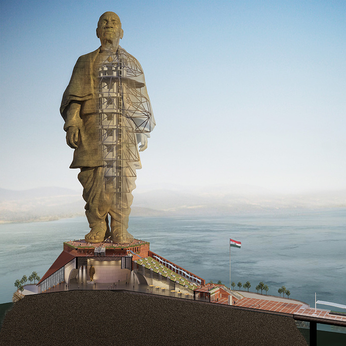 The world's largest statue is being built in India - The statue, India, , Interesting, Longpost, Sculpture, Big size