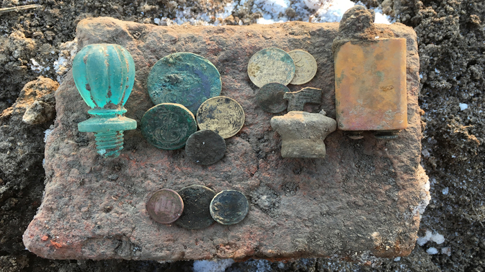 They dug up the foundation of the house and not in vain - Treasure, Coin, Treasure hunter, Numismatics, Archeology, Nature, Travels, Hobby, Video, Treasure hunt