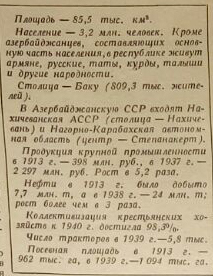 «Настольный календарь 1941». Союзные республики. Часть 4. Азербайджанская ССР. - Моё, Календарь, 1941, СССР, Азербайджан, Азербайджанская ССР, Длиннопост