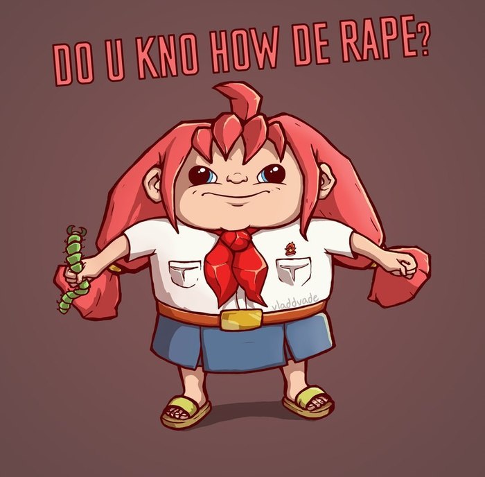 A bit of an addict crossover... - Endless summer, Crossover, Ugandan Knuckles, Ulyana, Anime, Not anime, Crossover