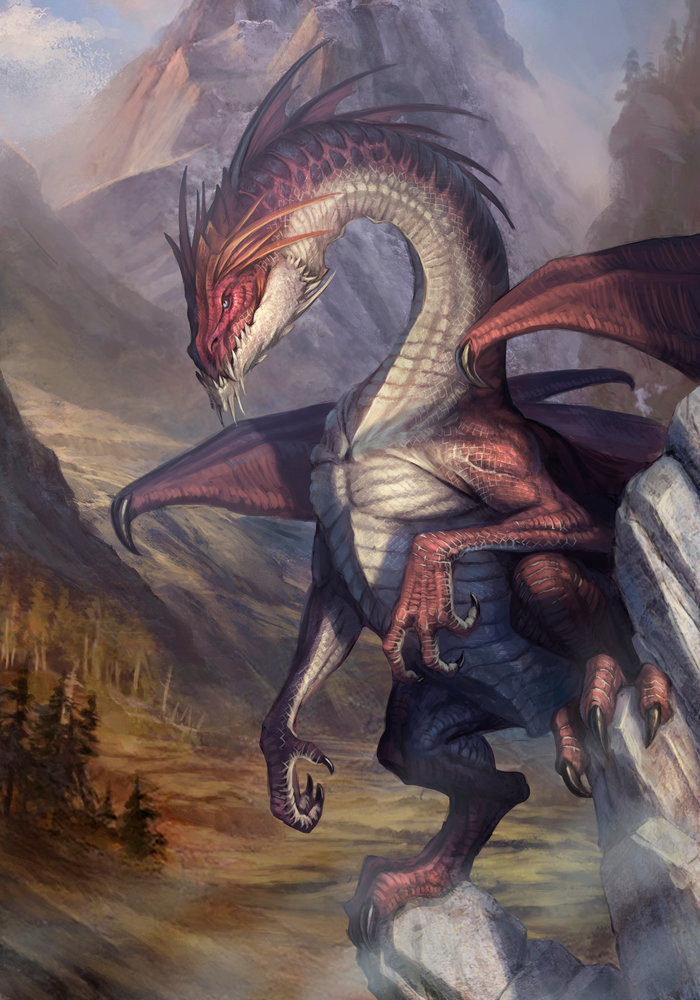 Rock Dragon by baklaher - Baklaher, Art, The Dragon