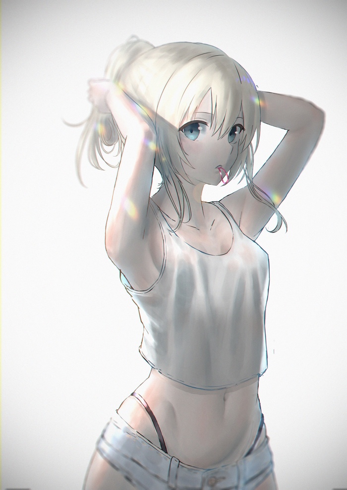 Hairstyle - Anime original, Art, Anime art, Pixiv