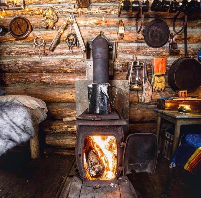 Cozy - Stove, Bed, Heat, Hearth, The photo