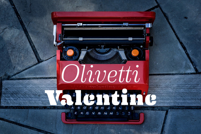 Printing machine Olivetti Valentine - Design, Italian, Typewriter, Longpost, Typewriter