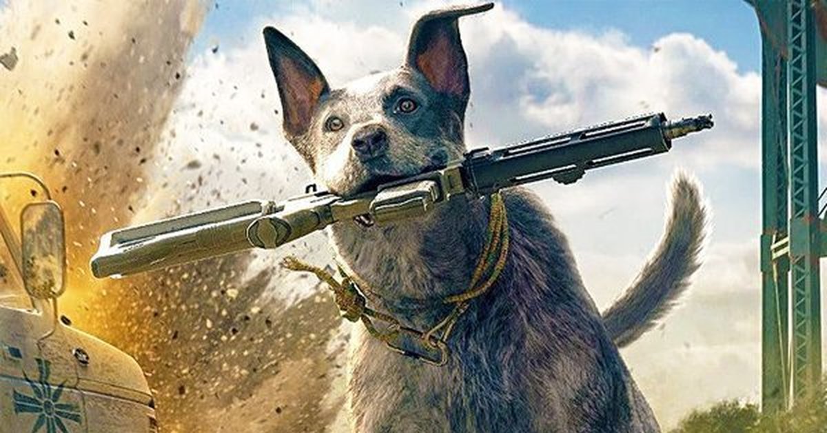 Край пес. Фар край 5. Far Cry 5 Boomer. Пес из far Cry 5. Бумер фар край 5.