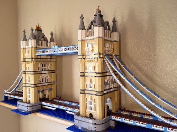 Детская фантазия - LEGO, Тауэрский мост, Хогвартс, Гарри Поттер, Reddit, Длиннопост, Фотография