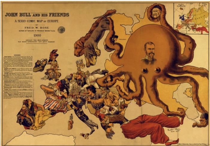 Geopolitical - , , Caricature, Poster, Russia, Europe, Longpost, Politics, Snobbery