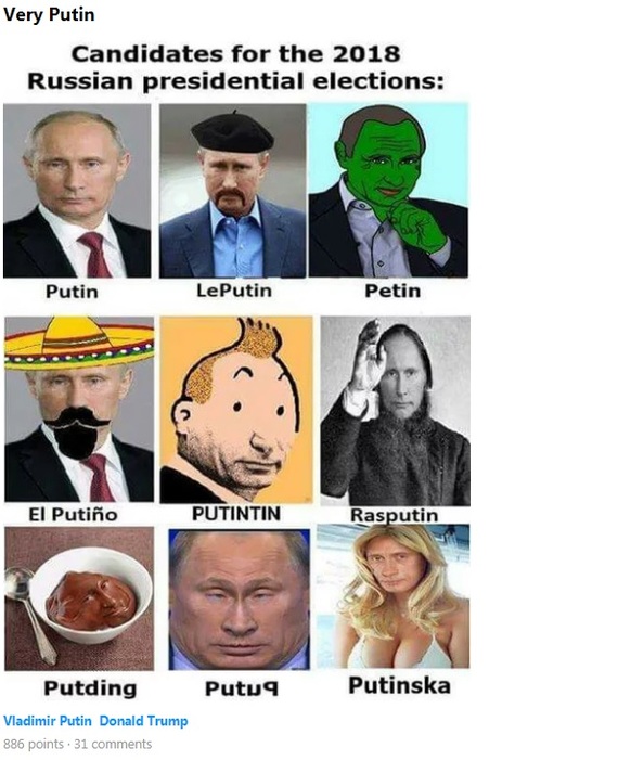 How the Internet joked about the elections in Russia. - Elections, Vladimir Putin, Politics, Longpost