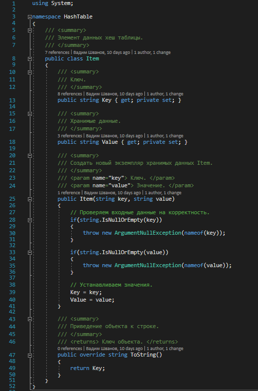 Hashtable in C# - My, Programming, Data Structures, , , Csharp, Longpost