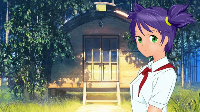 Dear Lenochka - Visual novel, Endless summer, Art, Sad-Tyan, Lena