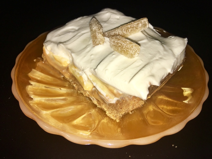 Easy banoffee dessert without baking - My, Dessert, Banoffy, Sweet tooth, Cooking, Delicious and fast, The photo, Recipe, Longpost