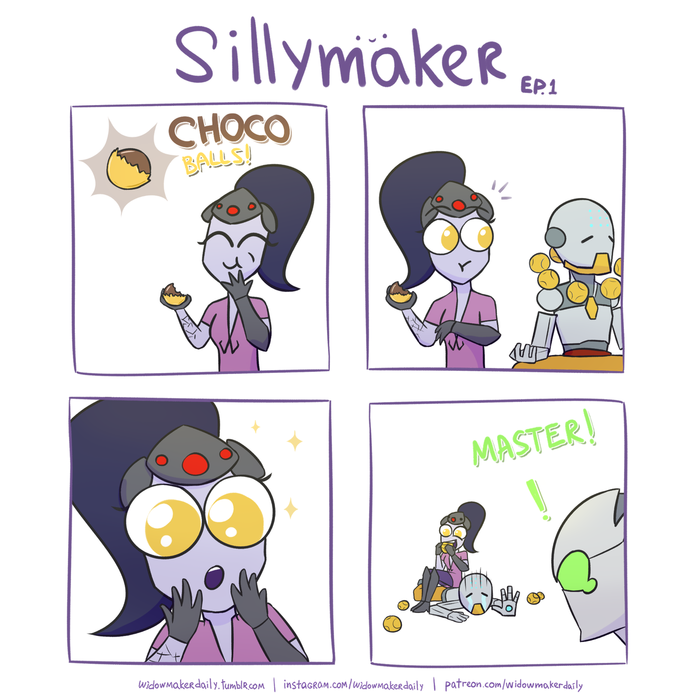 Sillymaker ep. 1 Overwatch, , Widowmakerdaily, Widowmaker, Genji, Zenyatta