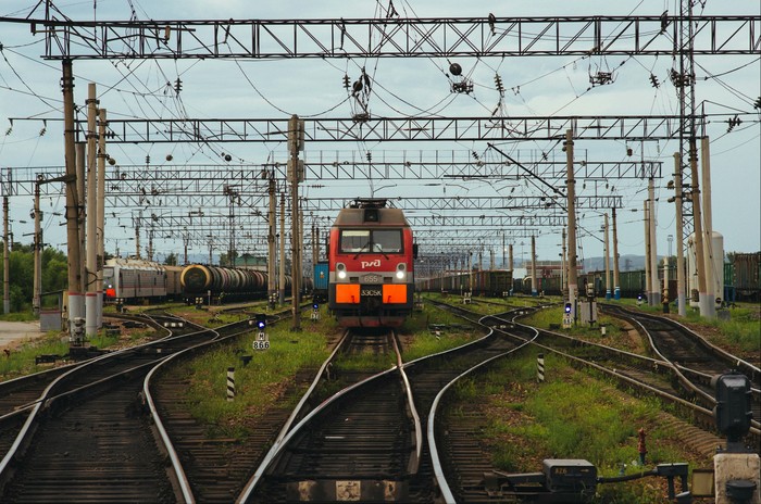 Everything is intertwined - My, Russian Railways, Sorting, A train, Railway