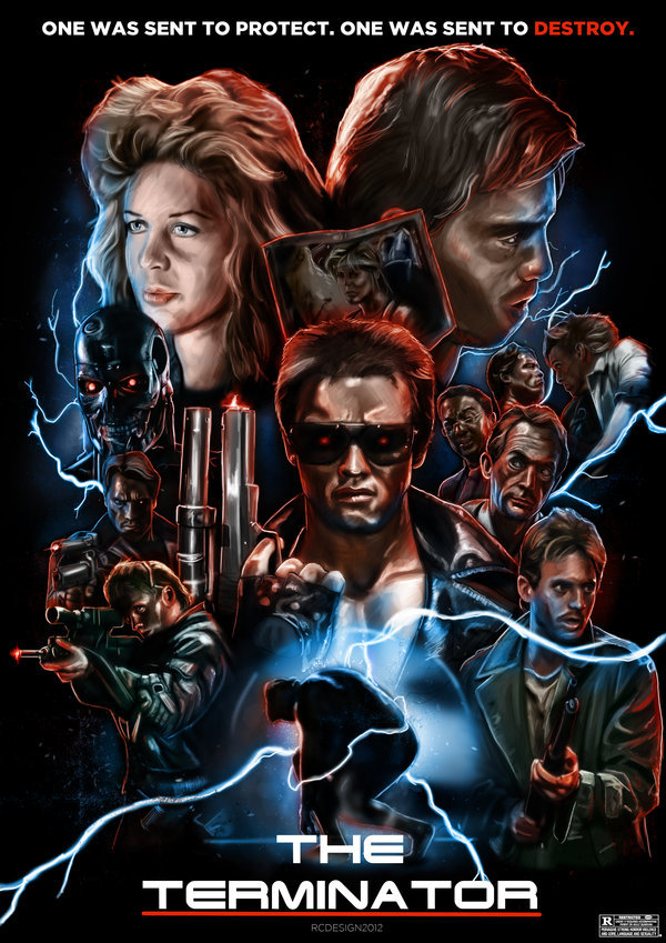 Terminator 1984 Covers in different countries, posters and new art. - Terminator, Arnold Schwarzenegger, VHS, , Longpost, Film posters