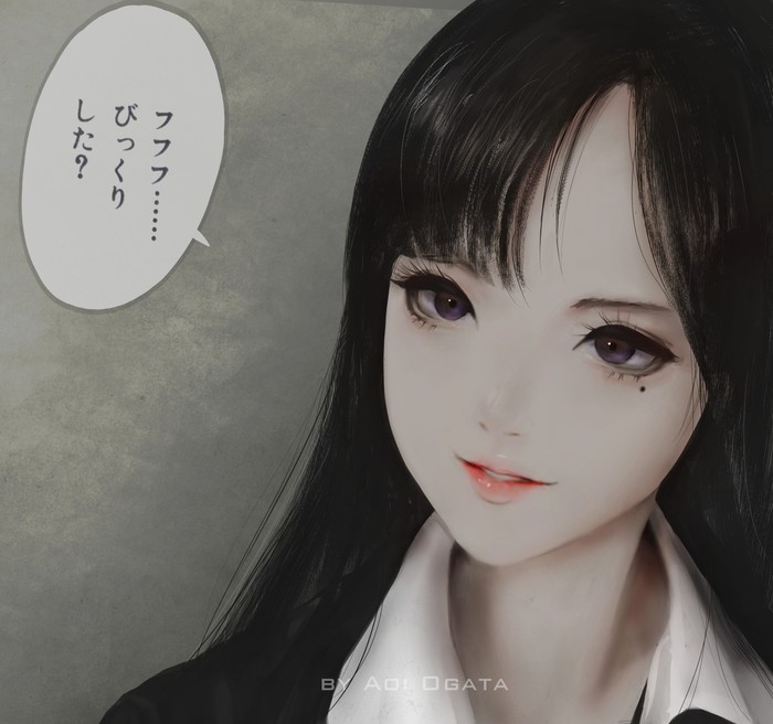 Tomie - Art, Drawing, Girls, Aoi ogata