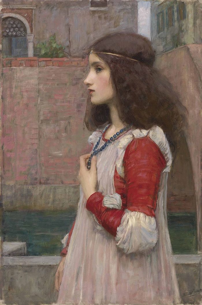 Briefly about the painting by John William Waterhouse Juliet - My, Juliet, 19th century, , Art, Humor, , John William Waterhouse, Live paintings, Longpost
