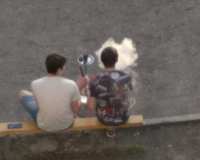 I do what I want - Pyatigorsk, My, Playground, Hookah