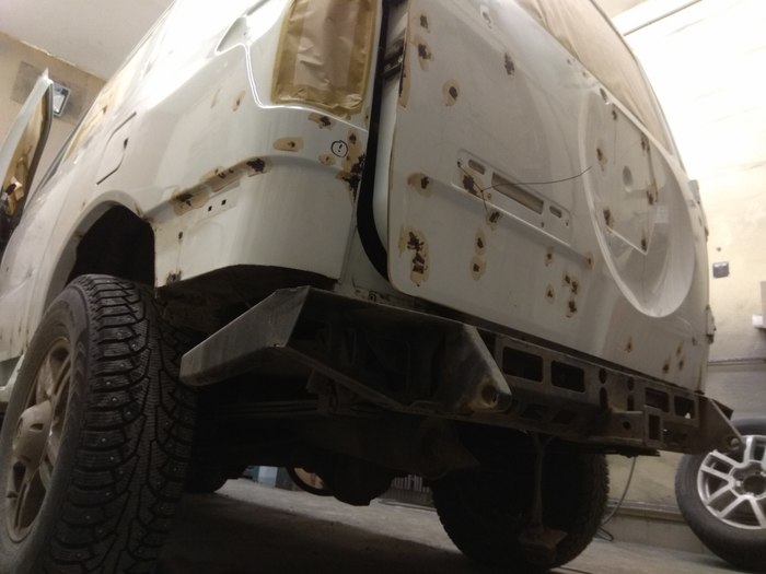 UAZ Patriot - how much corrosion can be in two years? - My, Auto, Raptor, UAZ, Patriot, Painting, Longpost