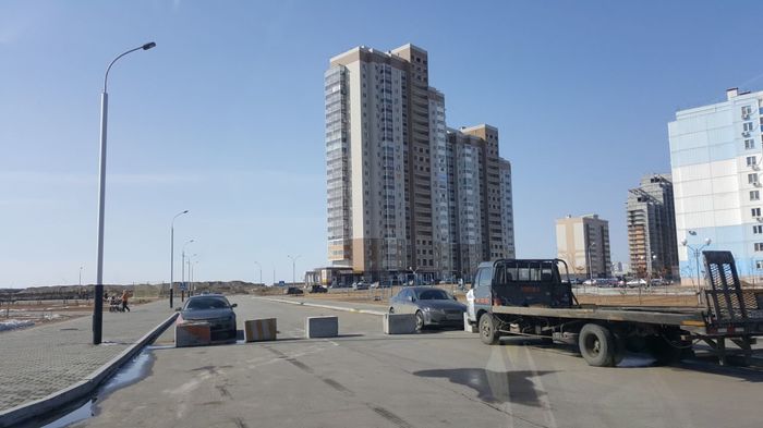 The new building was left without a single road because of the Arena Erofey - Khabarovsk, New building, Politics, Lawlessness, Road, Power, Longpost