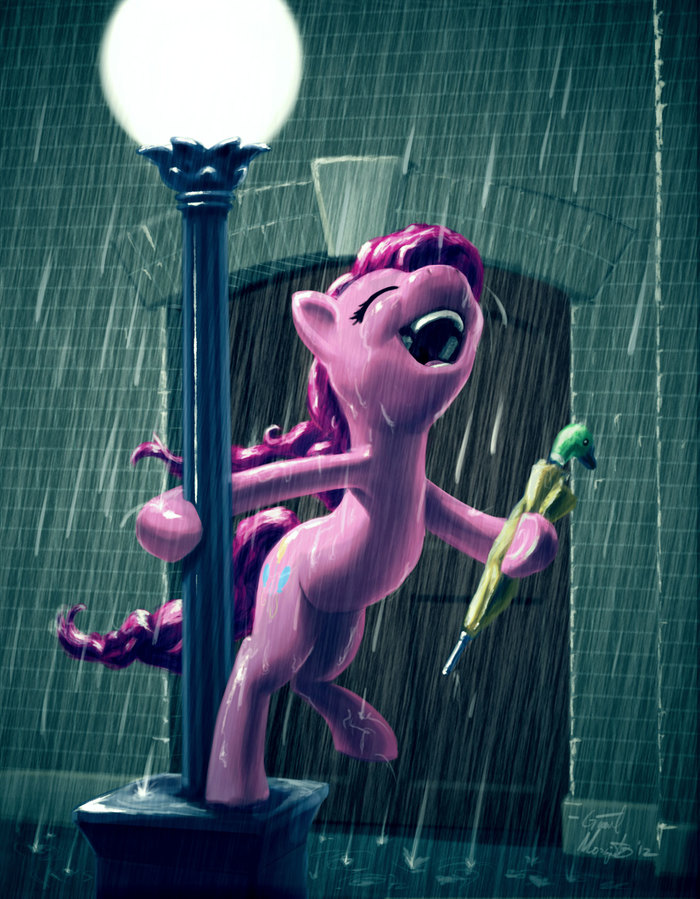 Pinkie Pie Is Singing in the Rain