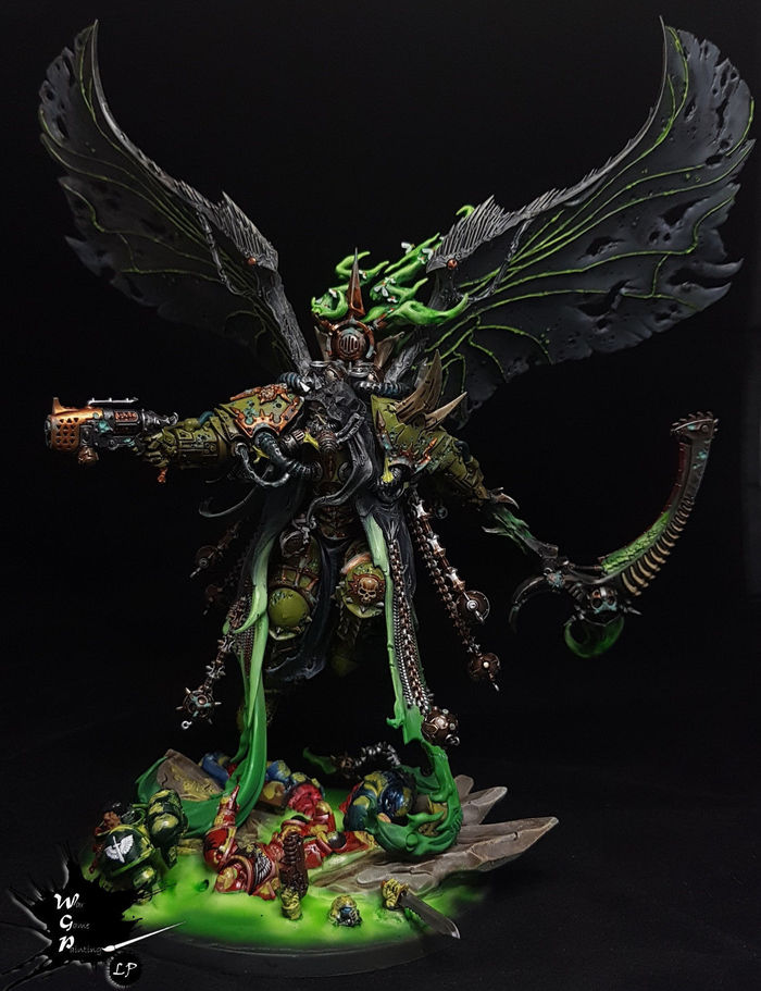  Warhammer 40k, Wh miniatures, , Mortarion, Death Guard, 