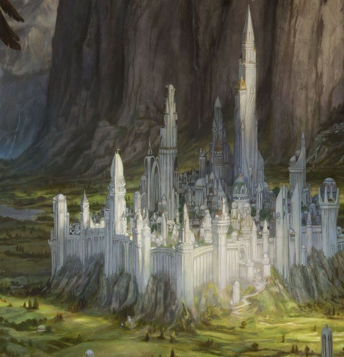 Gondolin - Art, Images, Tolkien, Middle earth, , The silmarillion, Fantasy, Gondolin, Donato Giancola