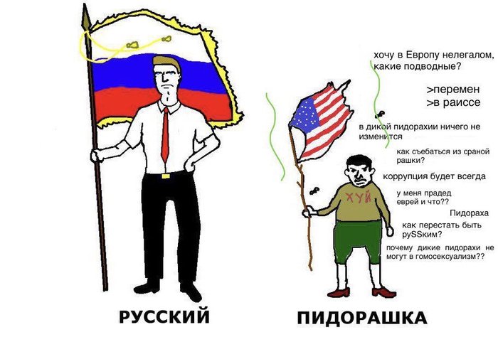 Russian healthy person and smoker - Liberals, Politics, Russian