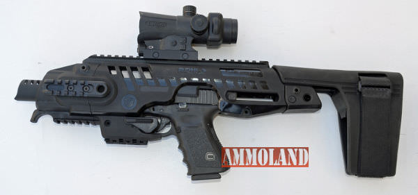 CAA Roni or Glock turns.. - My, Glock pistol, Sbr, , Longpost, Video