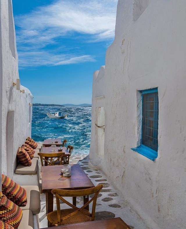 Atmospheric photo - Greece, Cafe, From the network