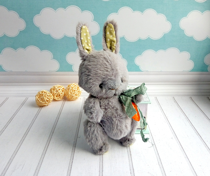 Little Easter photo story - My, Easter, Photostory, Teddy hare, Amigurumi, Needlework, Longpost