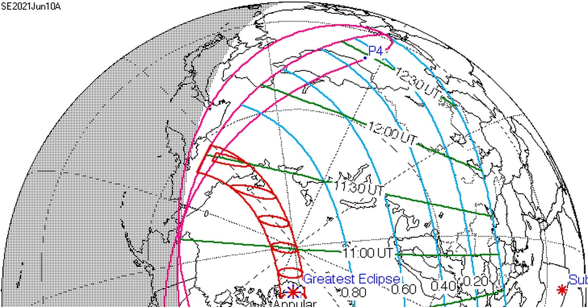 Карта солнечного затмения 8 апреля. Солнечное затмение 10 июня 2021 схема. Карта солнечного затмения. Se 2021.