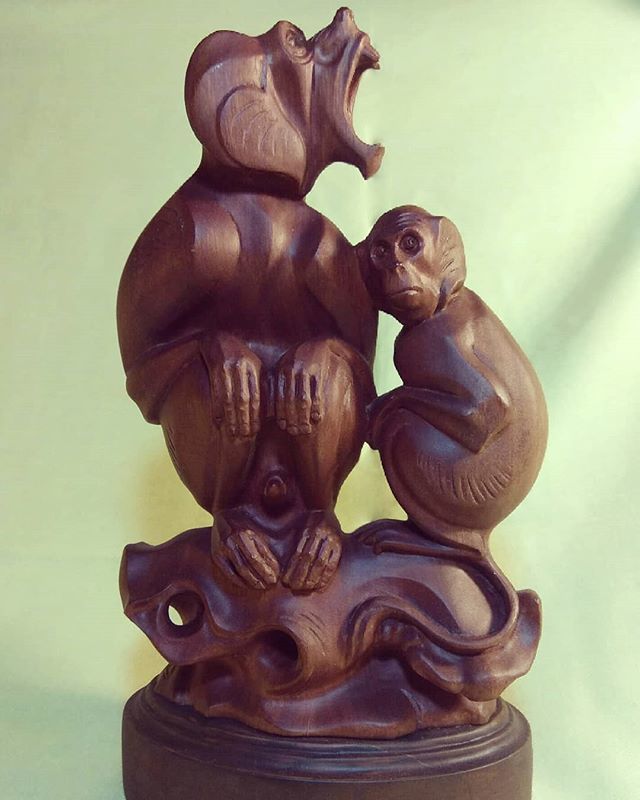 My father's work - My, Art, With your own hands, Wood carving, Longpost, Wood products, The photo