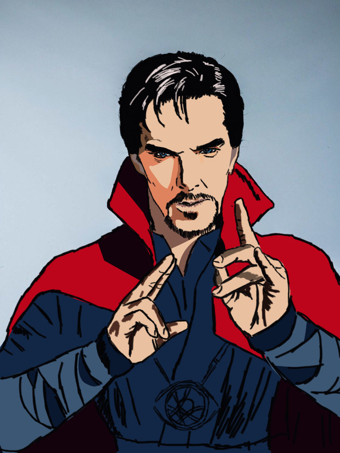 Cartoon effect for Doctor Strange - Cartoon style, Doctor Strange