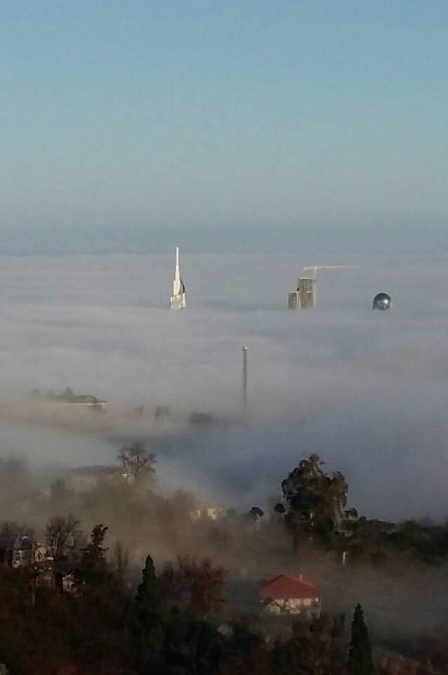 Fog - Georgia, Batumi, Fog, The photo, Longpost