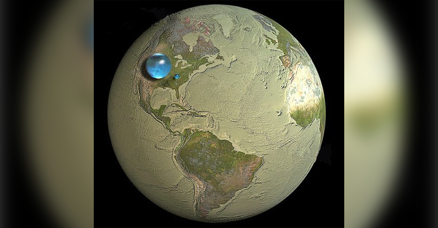 Объем всей воды на земле