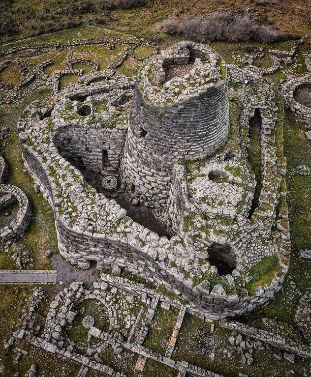 Nuraghe ruins in Sardinia, Italy - , , Tower, Ruins, Sardinia, Italy, The photo