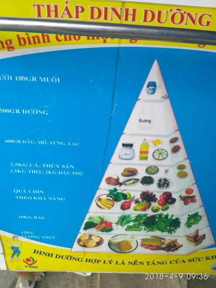 Vietnam Healthy Food Pyramid - Vietnam, 