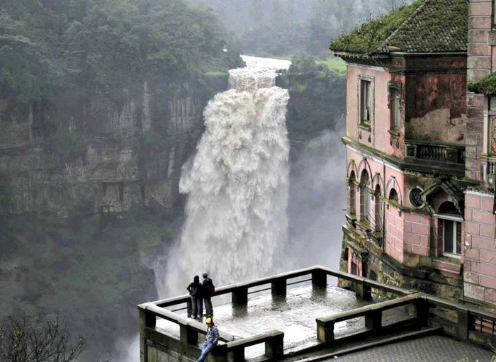 El Hotel del Salto - Colombia, Beautiful, Sight, Abandoned, Waterfall, Exhibition, Museum, On a note, Longpost