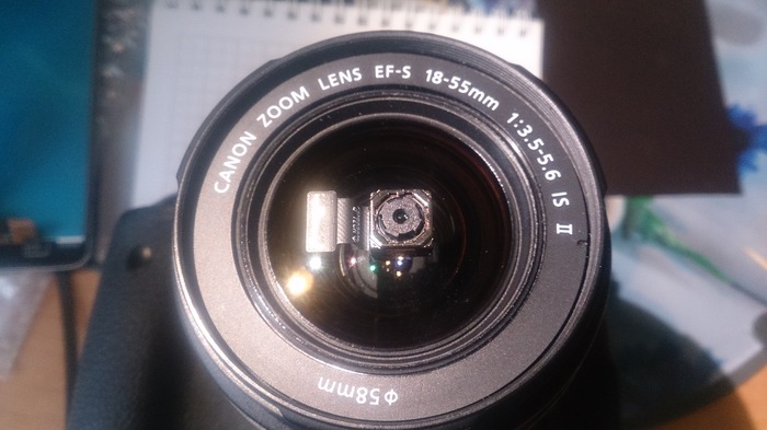 Smartphone camera compared to camera lens. - My, Camera, Smartphone, Canon, Xiaomi Redmi Note 4X