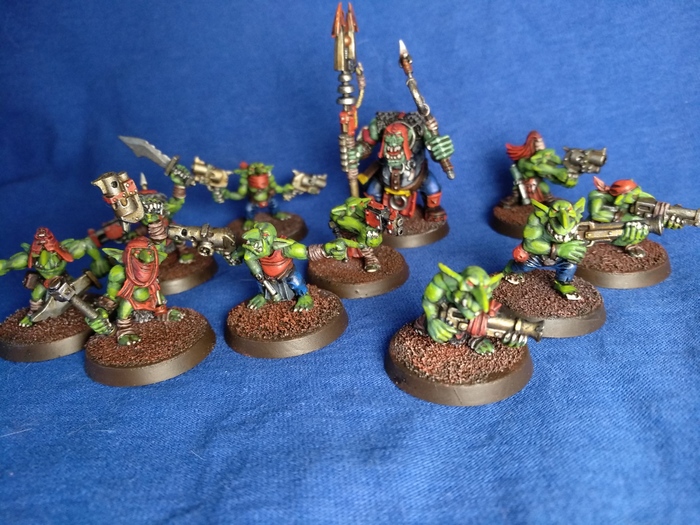 And again warhammer and orcs) - My, Longpost, Wh miniatures, Warhammer 40k, Orcs, Painting miniatures, Miniature, My