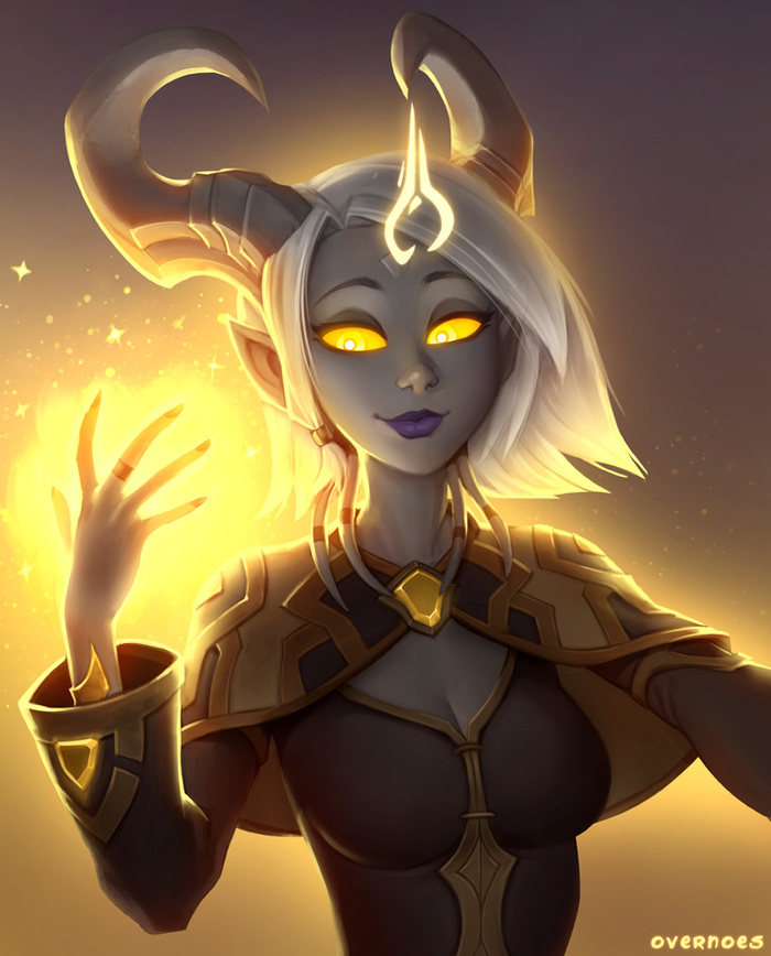 illumined - Art, Draenei, Illuminated drains, , World of warcraft, Warcraft