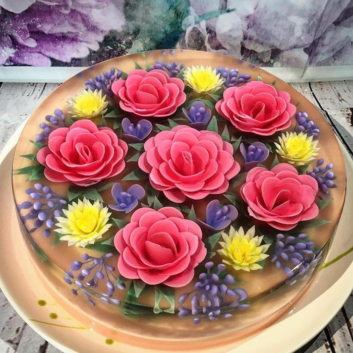 Jelly cakes. A new kind of confectionery art - Cake, Images, Longpost